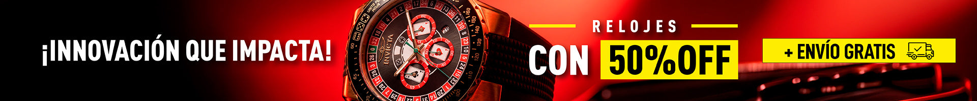 RELOJES INVICTA CON 50% OFF