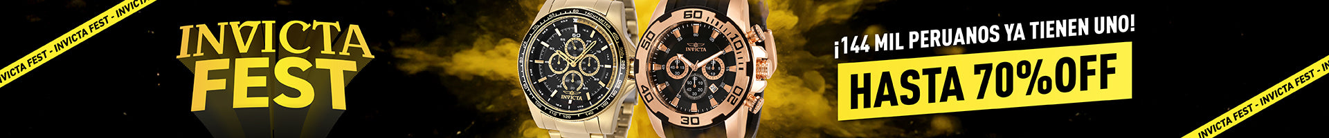 INVICTA FEST - HASTA 70% OFF