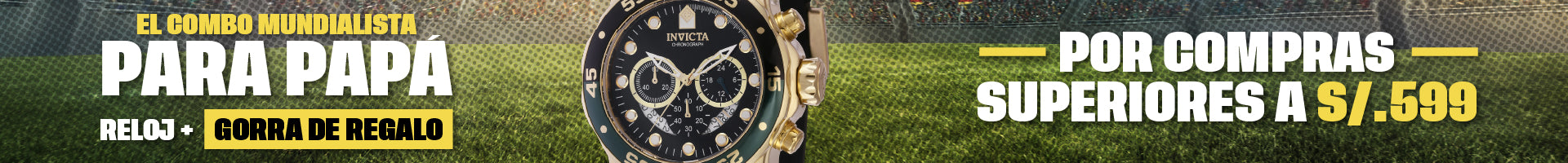 TU RELOJ INVICTA FAVORITO + GORRA DE REGALO