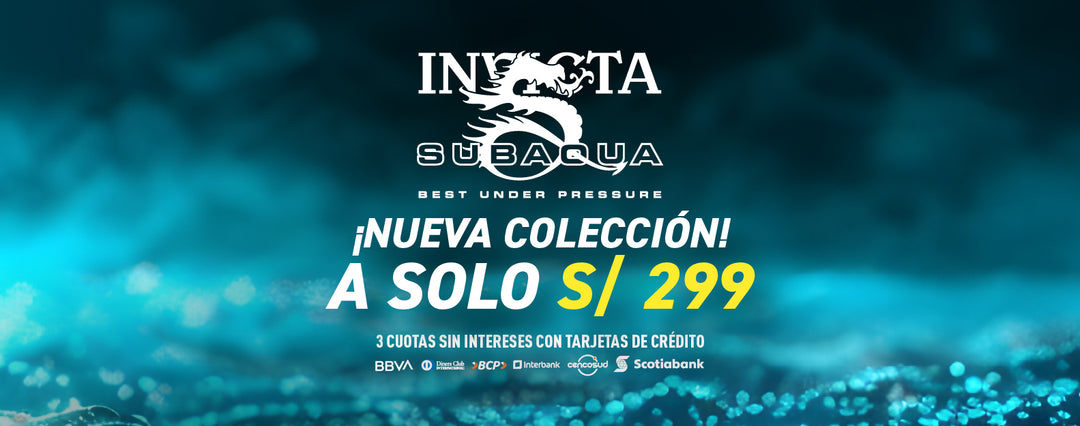 RELOJES INVICTA SUBAQUA A SOLO S/ 299