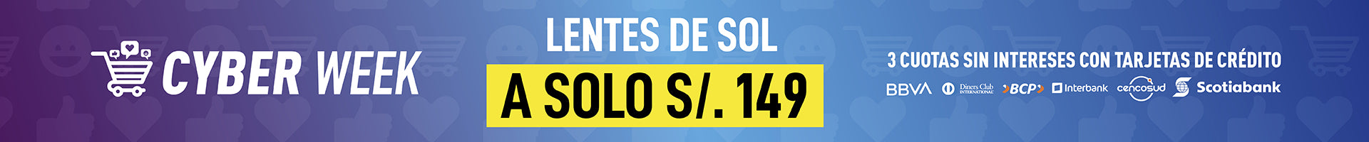 LENTES DE SOL A S/ 149