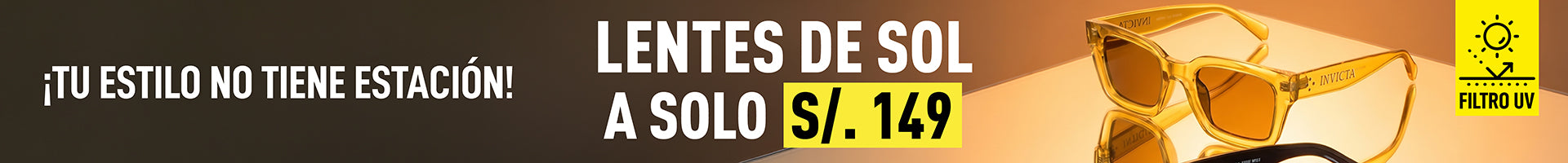 LENTES DE SOL A S/ 149