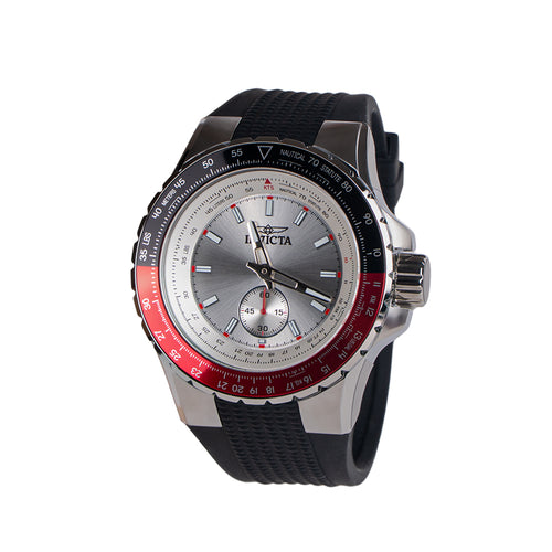 RELOJ INVICTA AVIATOR 49289 MEN - BLACK, SILVER