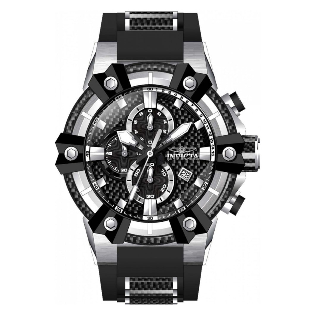 RELOJ DEPORTIVO PARA HOMBRE INVICTA CARBON HAWK 37281 - NEGRO