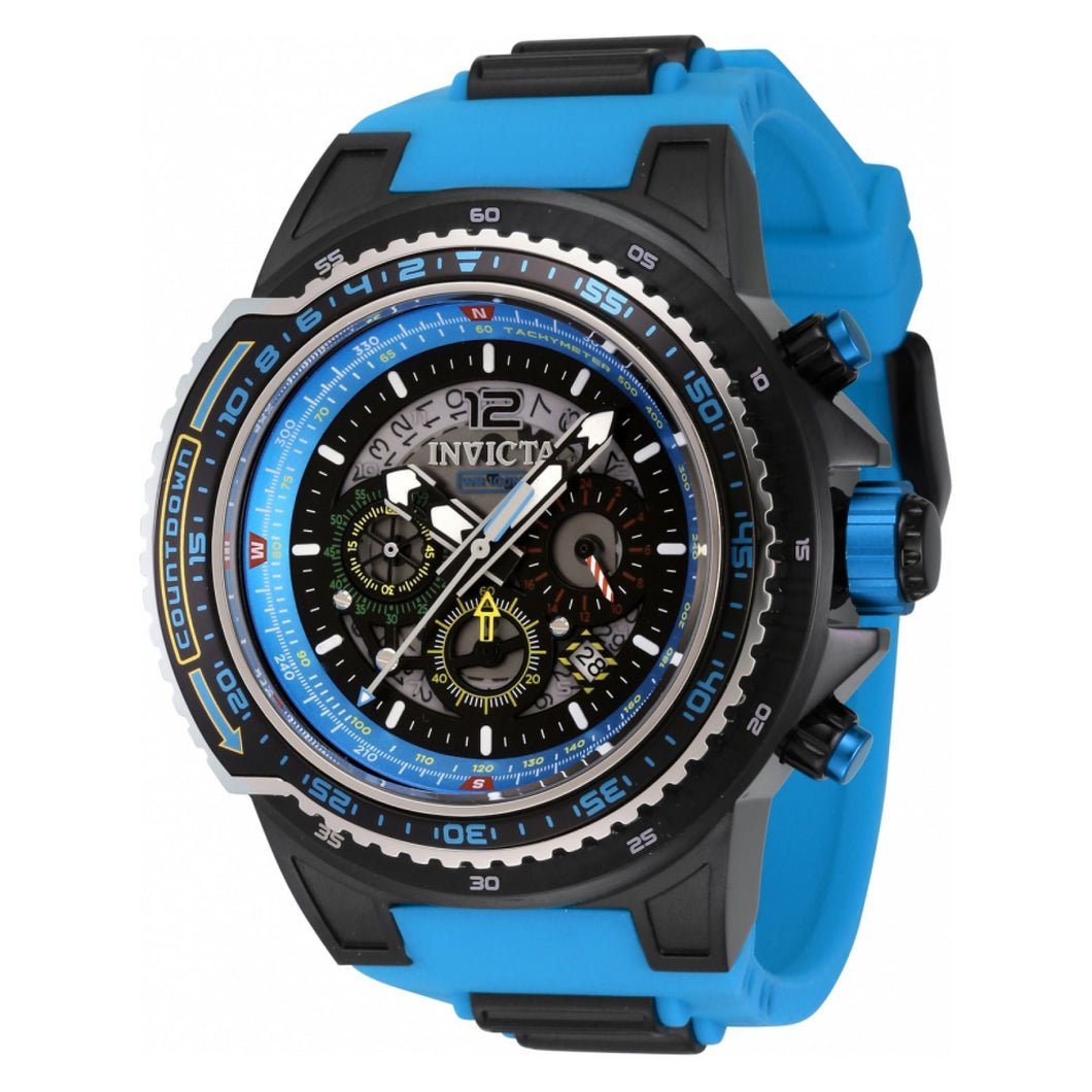 RELOJ DEPORTIVO PARA HOMBRE INVICTA AVIATOR 44345 - AZUL NEGRO